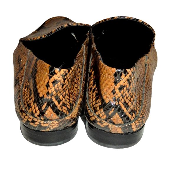 Vince Camuto Jendeya Reptile Snake Print Leather Loafer Slip On Casual - Picture 6 of 9